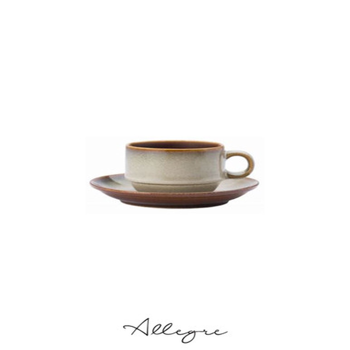 180 ml Stackable Coffee Cup and 5.75 in. Saucer – Rustic Sama
