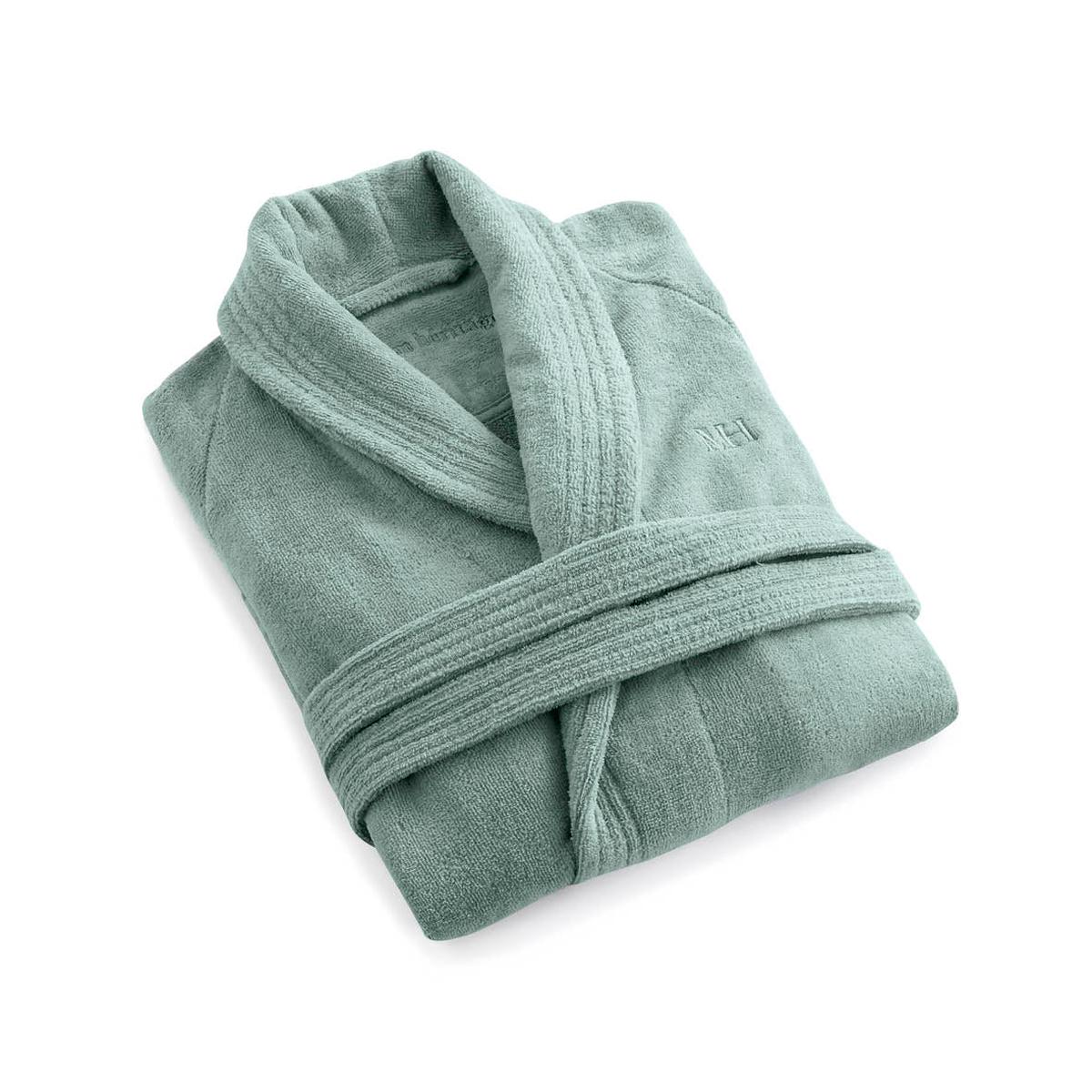 Bathrobe with shawl collar – Green