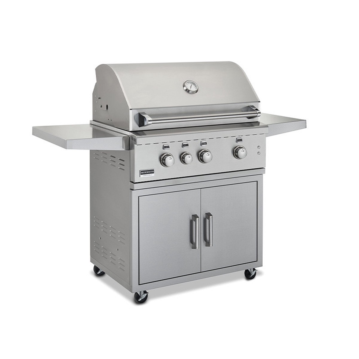 Broilmaster G-Series 34″ Cart Model Natural Gas Grill, 3 Burner, Rear IR Burner, LED Control Knobs