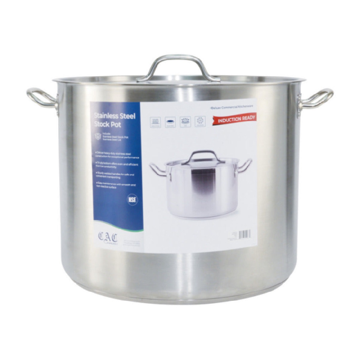 CAC China STKP-60 Stock Pot 60 Qt. 17-3/4″ X 14-1/8″