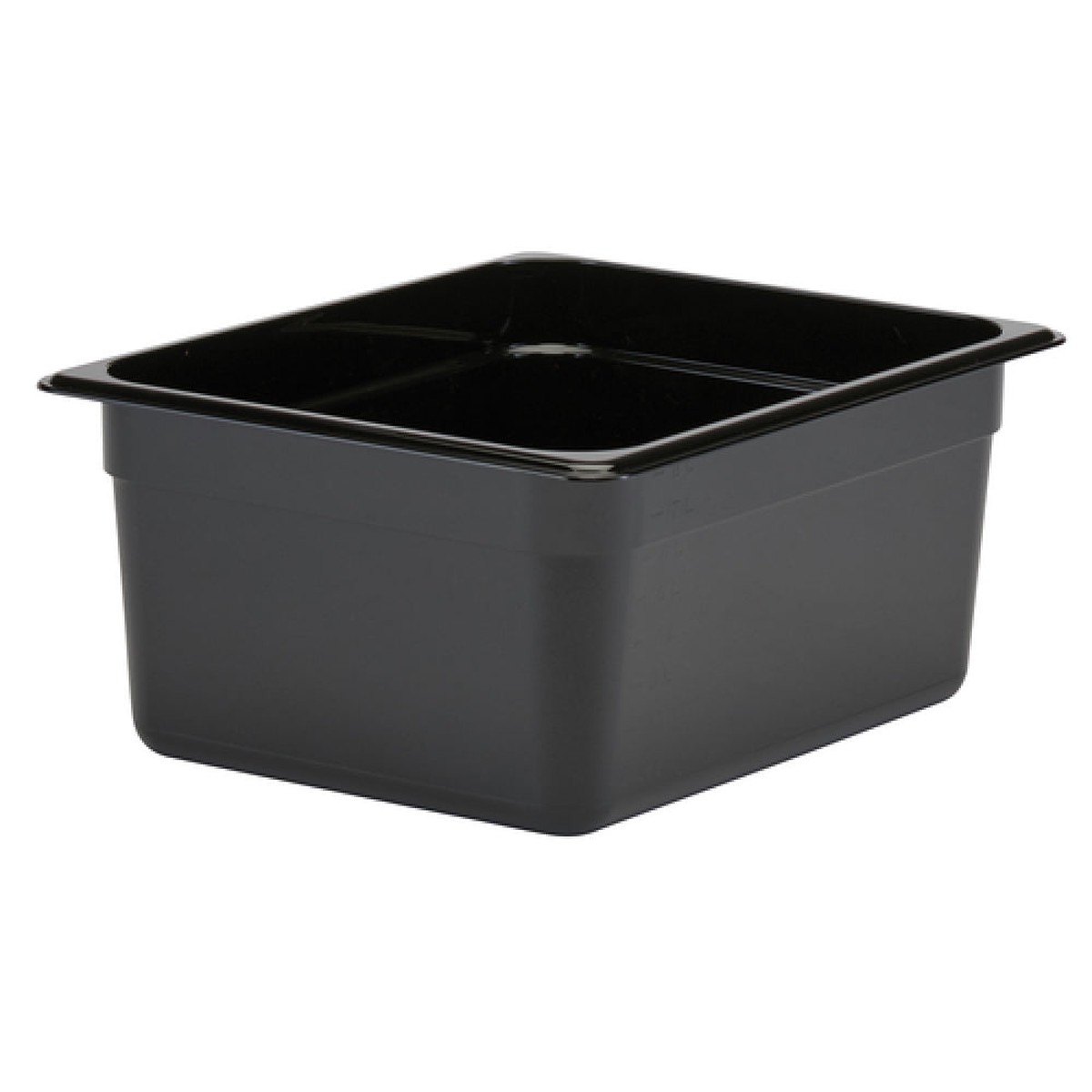 Cambro 26CW110 9.4 Quart Food Pan Polycarbonate Black NSF