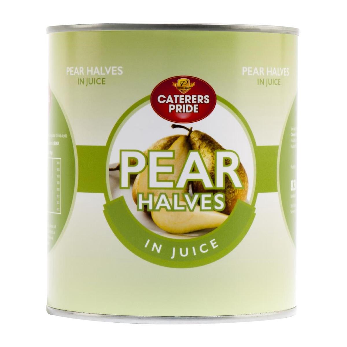 Caterers Pride Pear Halves in Juice 820g (Pack of 6) – HW348