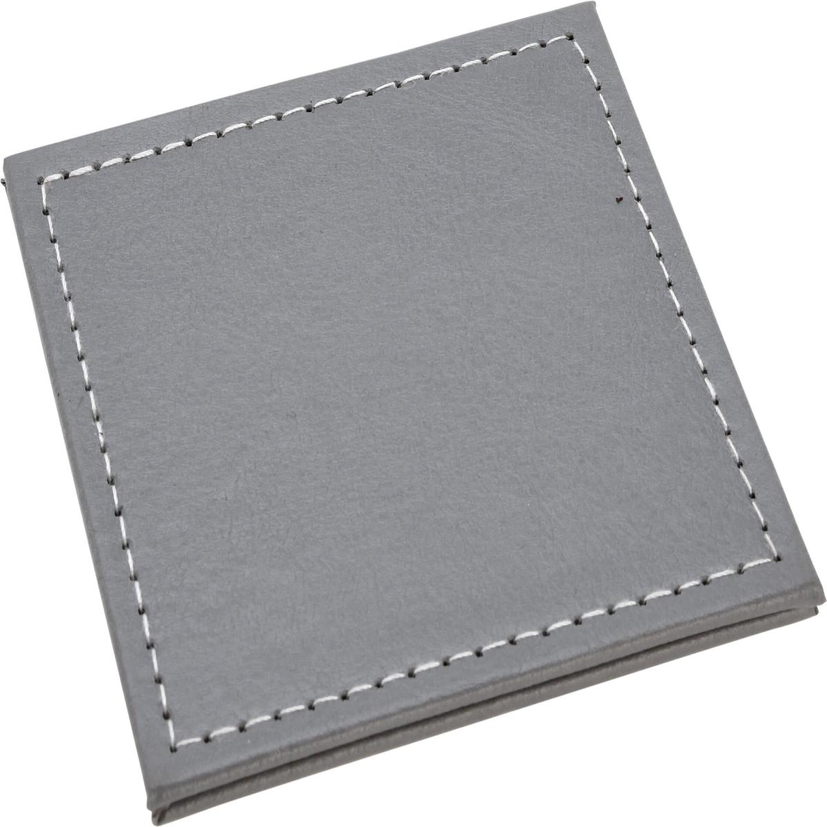 Coaster Pu Set 4pce Grey A