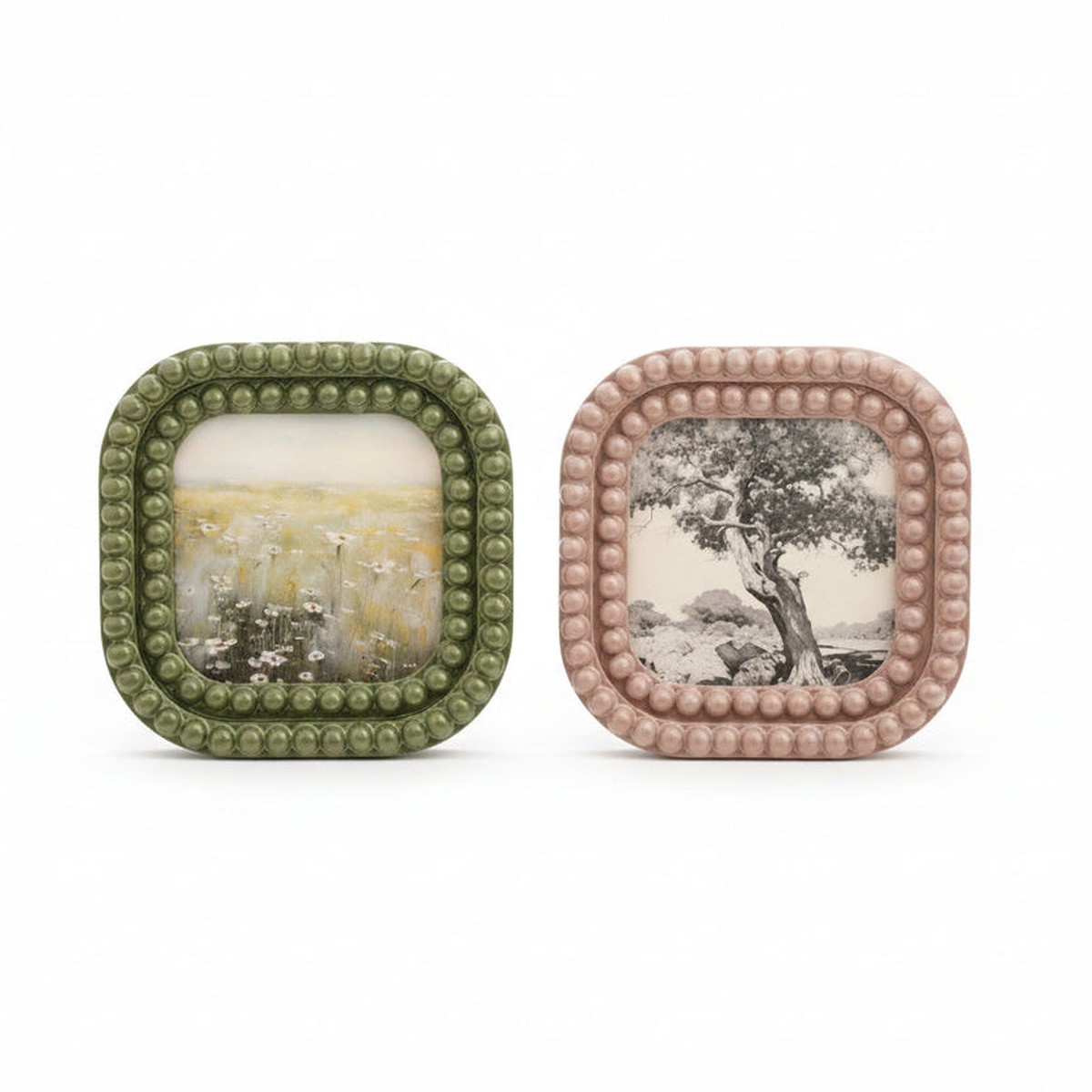 Creative Co-op – Resin Bobbin Photo Frame