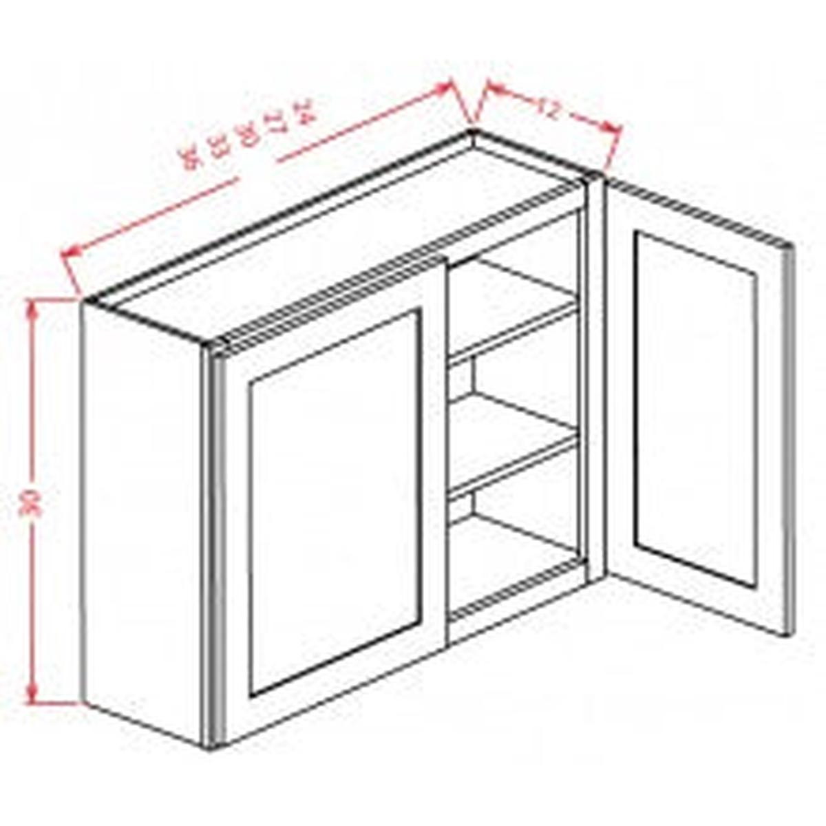 English Sage 24″ W x 30″ H Wall Cabinet Pre-Assembled