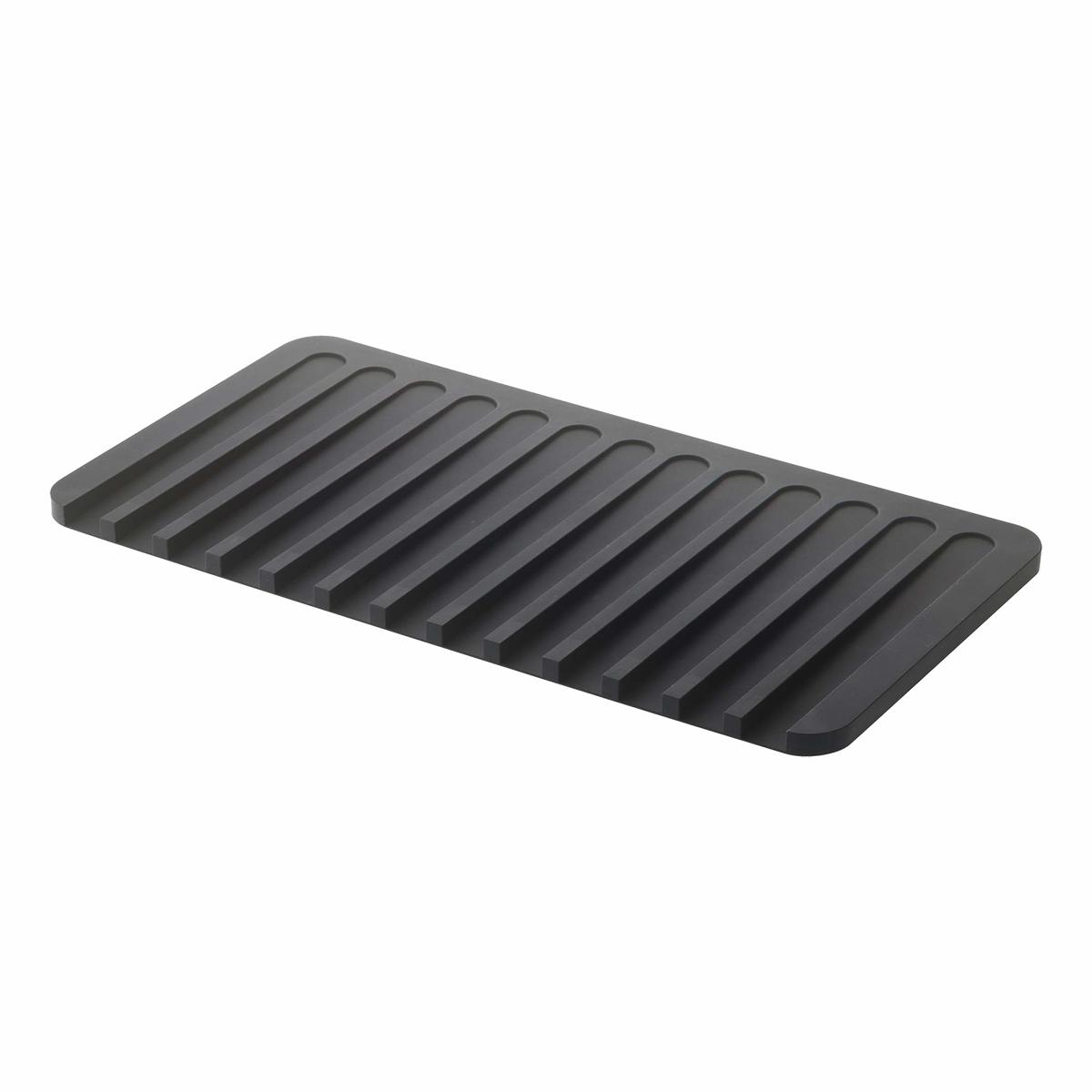 FLOW DISH DRAINER TRAY BLACK