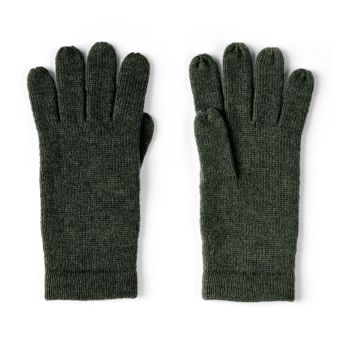 Gloves cashmere – Dark green