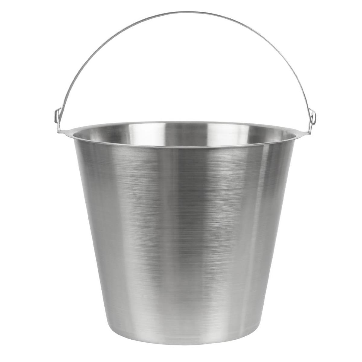 Jantex Stainless Steel Bucket 12Ltr – J807