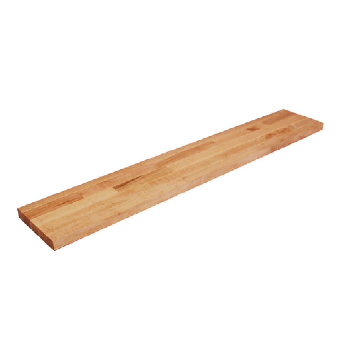 John Boos L048-O 120 Inch Steam Table Cutting Board Edge Grain Northern Hard Rock Maple with Penetrating Oil Finish