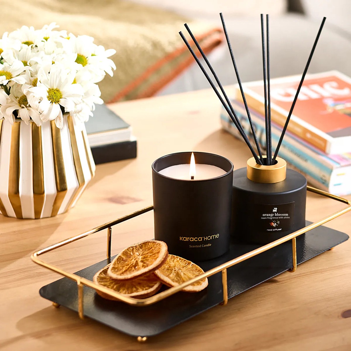 Karaca Home Orange Blossom Reed Diffuser, 160ml, Multi