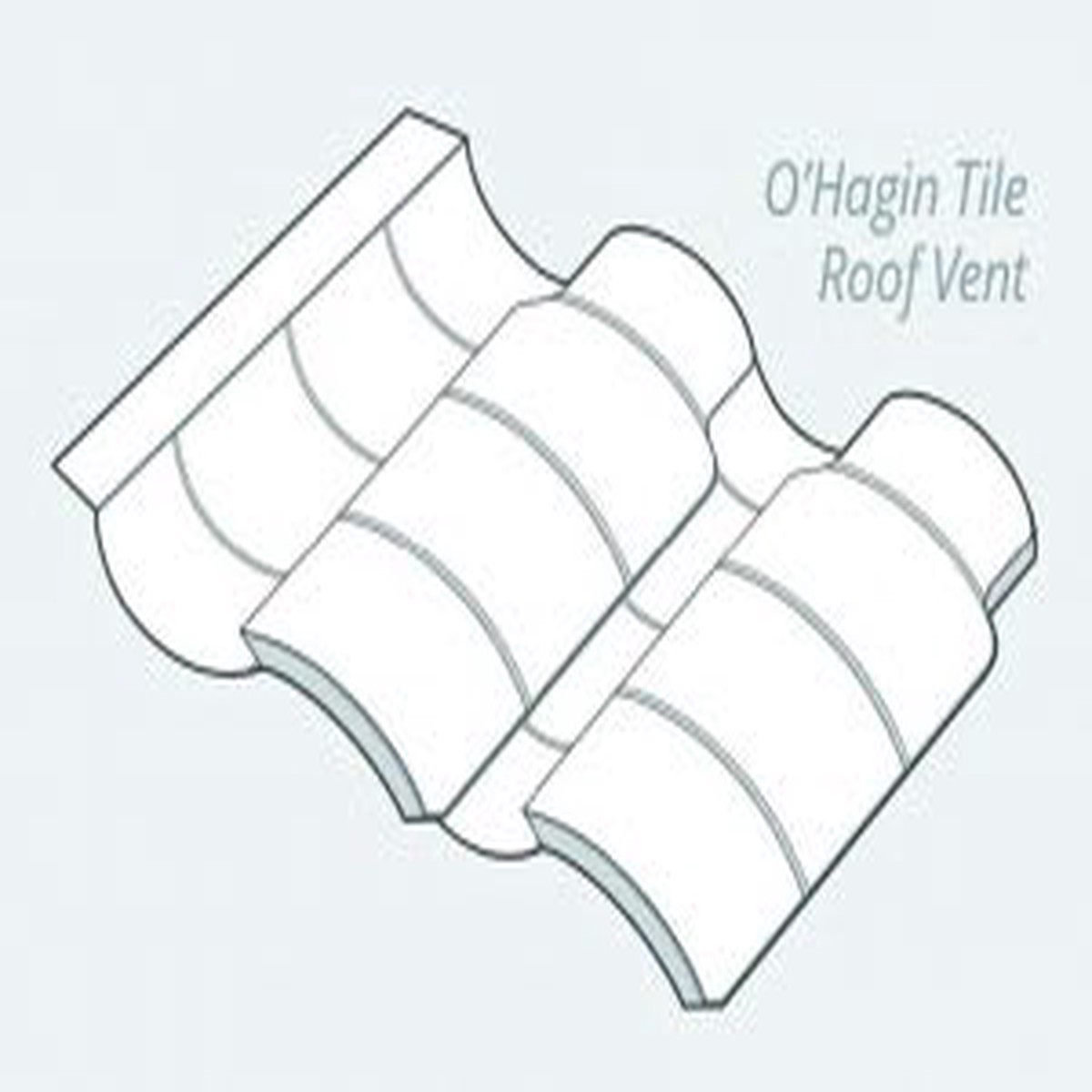 O’Hagin Medium Profile Tile Vent Mill Espana Galvanized