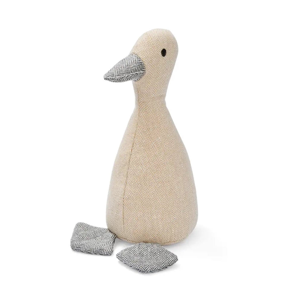 Organic Herringbone Doorstop – Duck