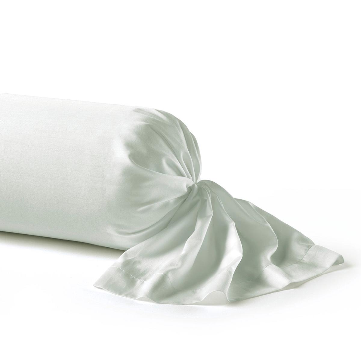 Pillowcase(s) cotton satin – Jardin orn Linden green – 43 x 210 cm