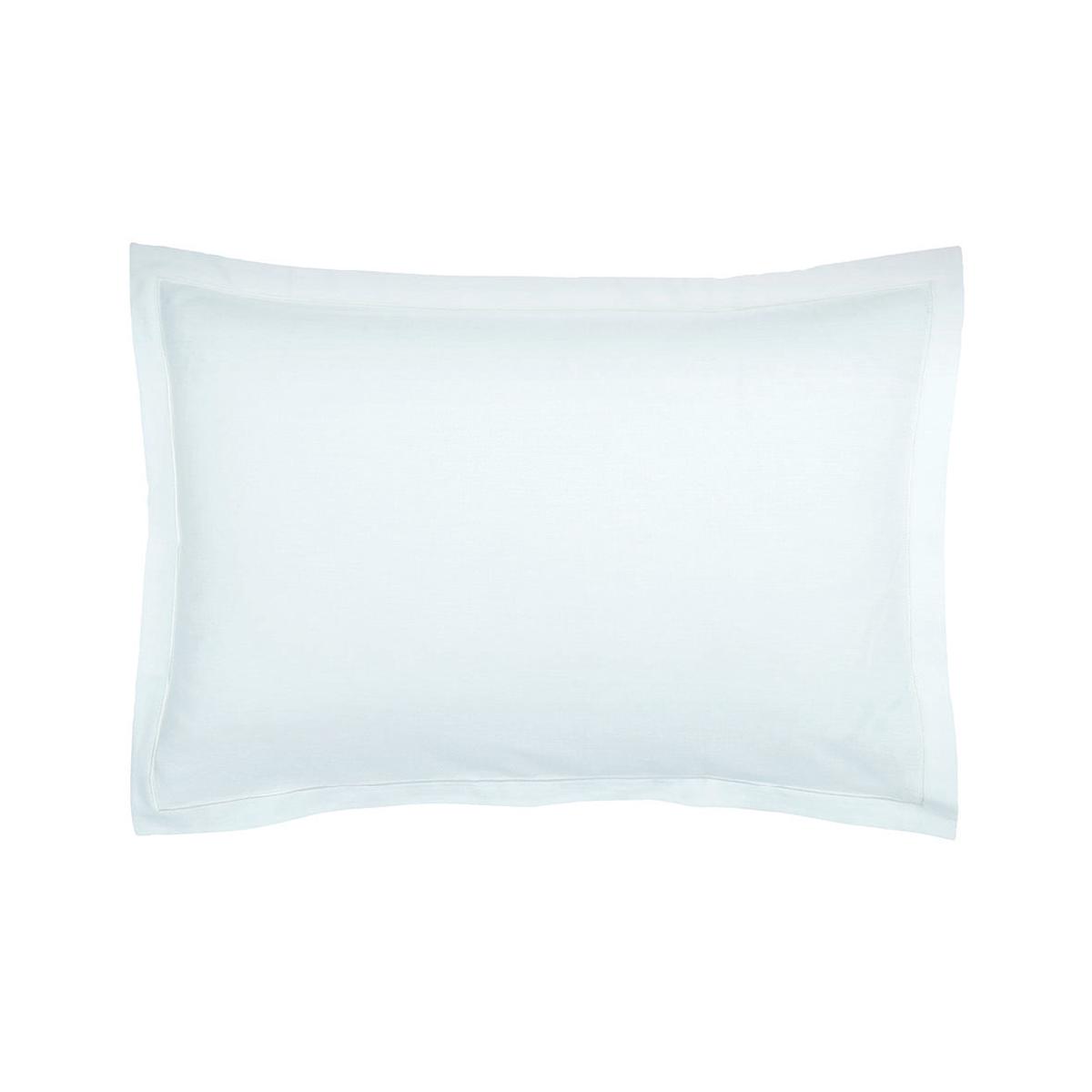 Pillowcase(s) cotton satin – Uni 1 baratta Blue 01 – 2 x (50 x 70 cm)