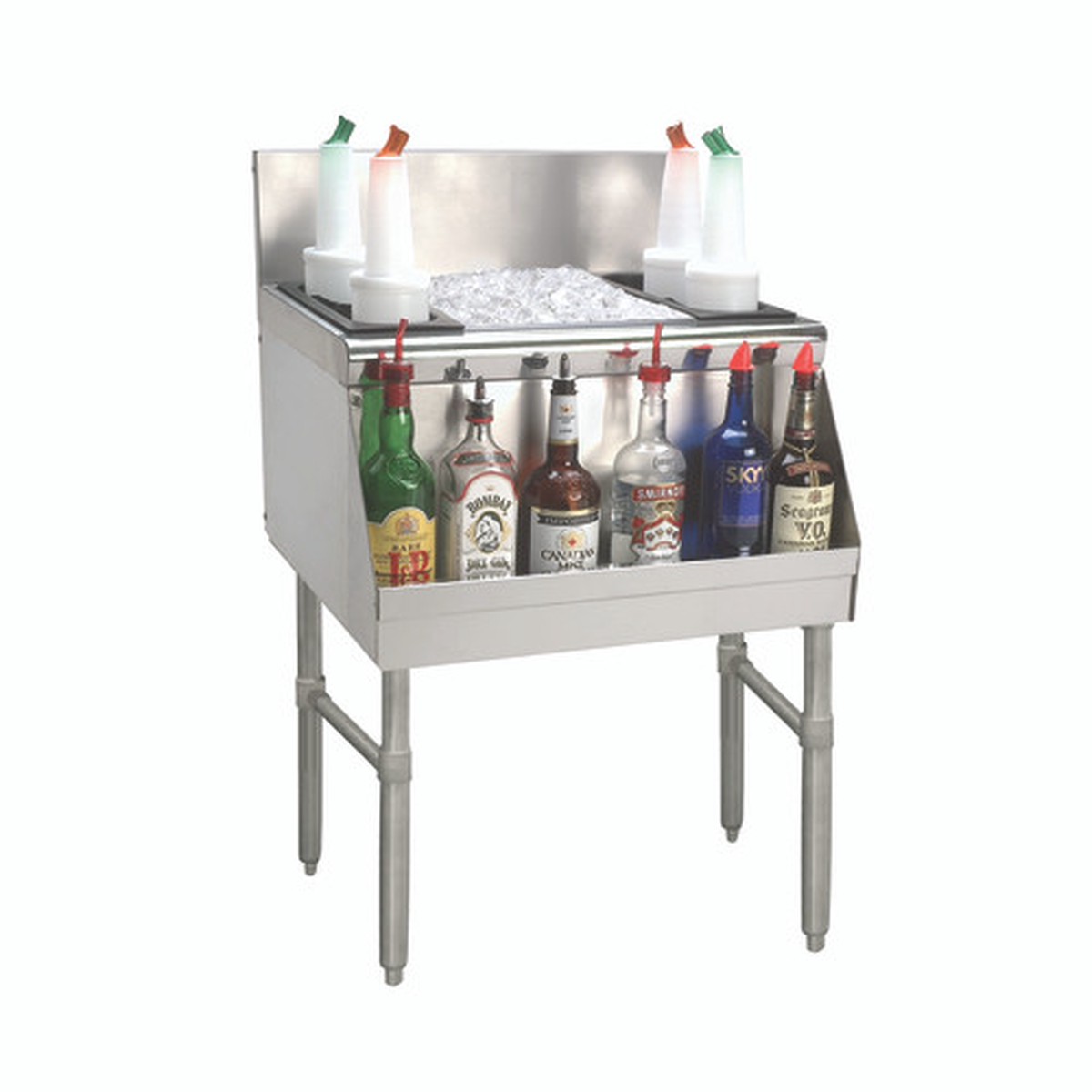 PRI-24-30-10-XD | 30' | Underbar Ice Bin/Cocktail Unit