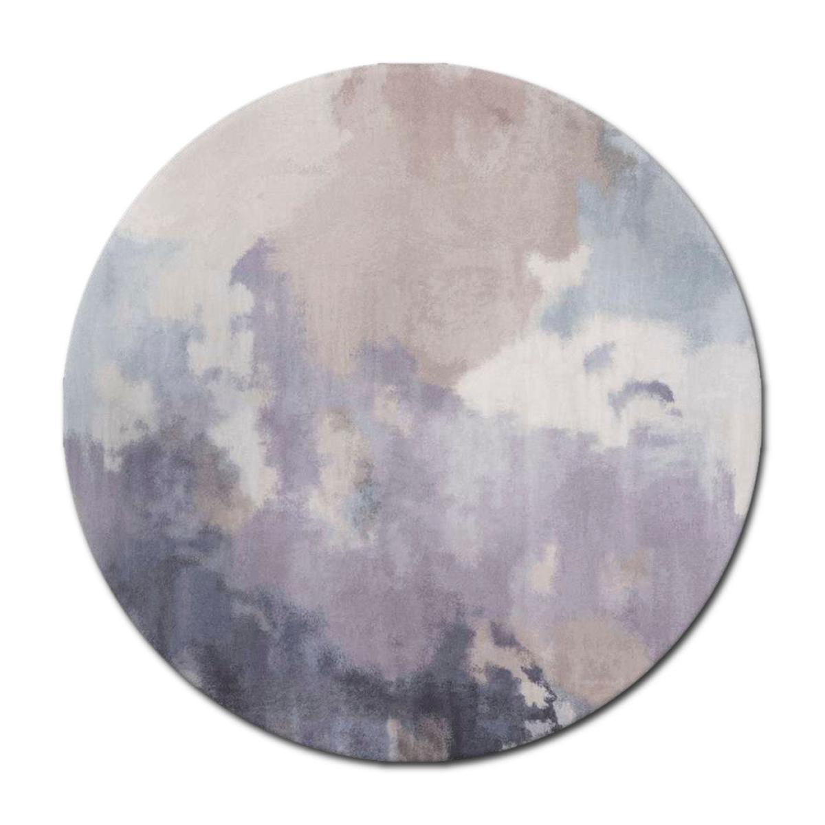 Rug – Murmure color Purple – 90 x 90 cm
