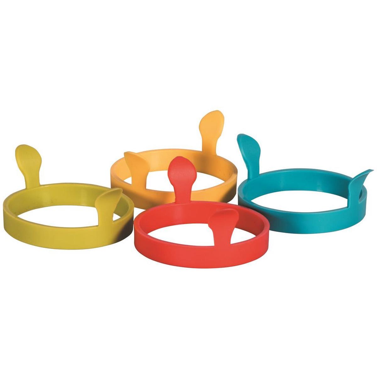 Silicone Egg Rings – Assorted Colours