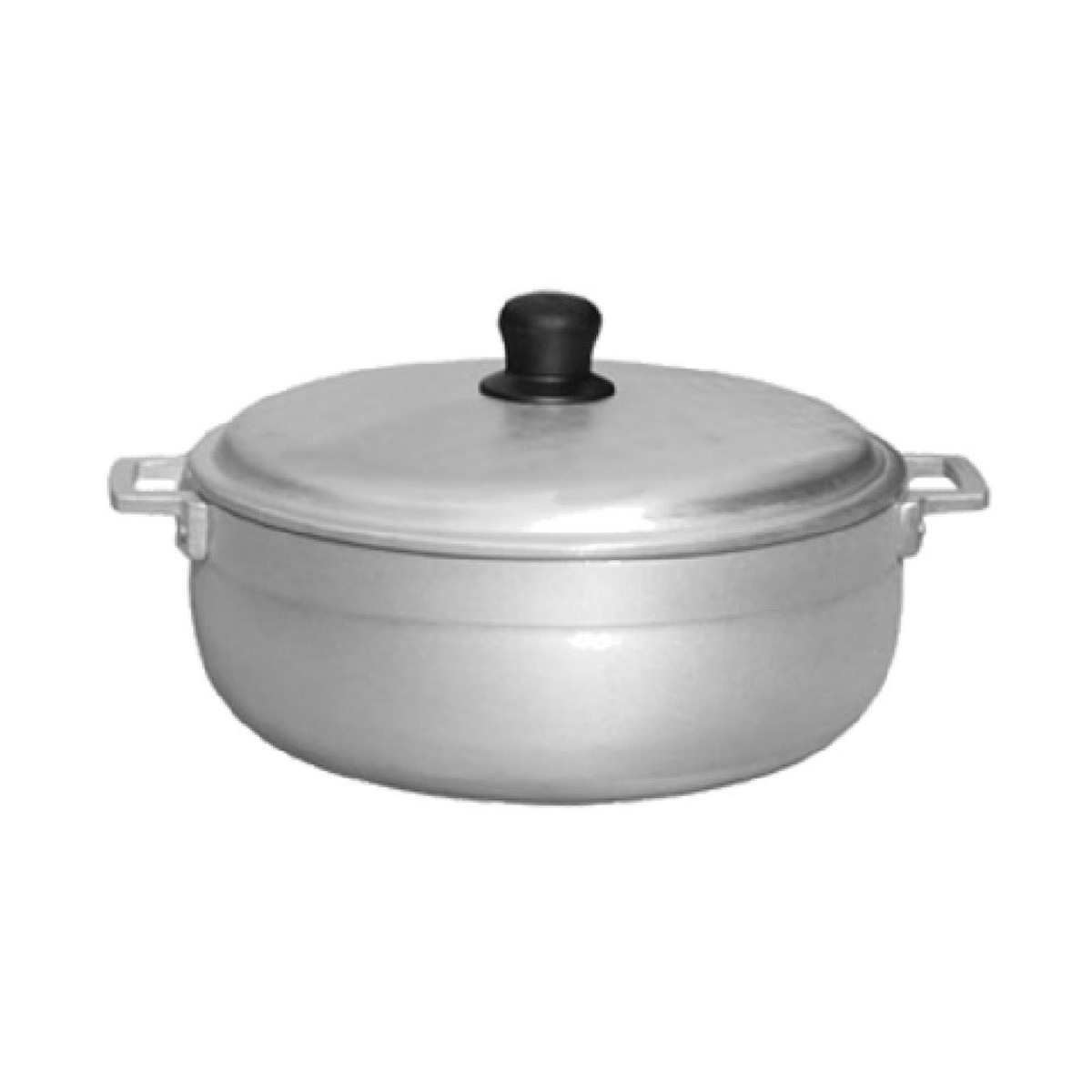 Town 34306 6.7 Quart Aluminum Caldero with Lid for Commercial Cooking