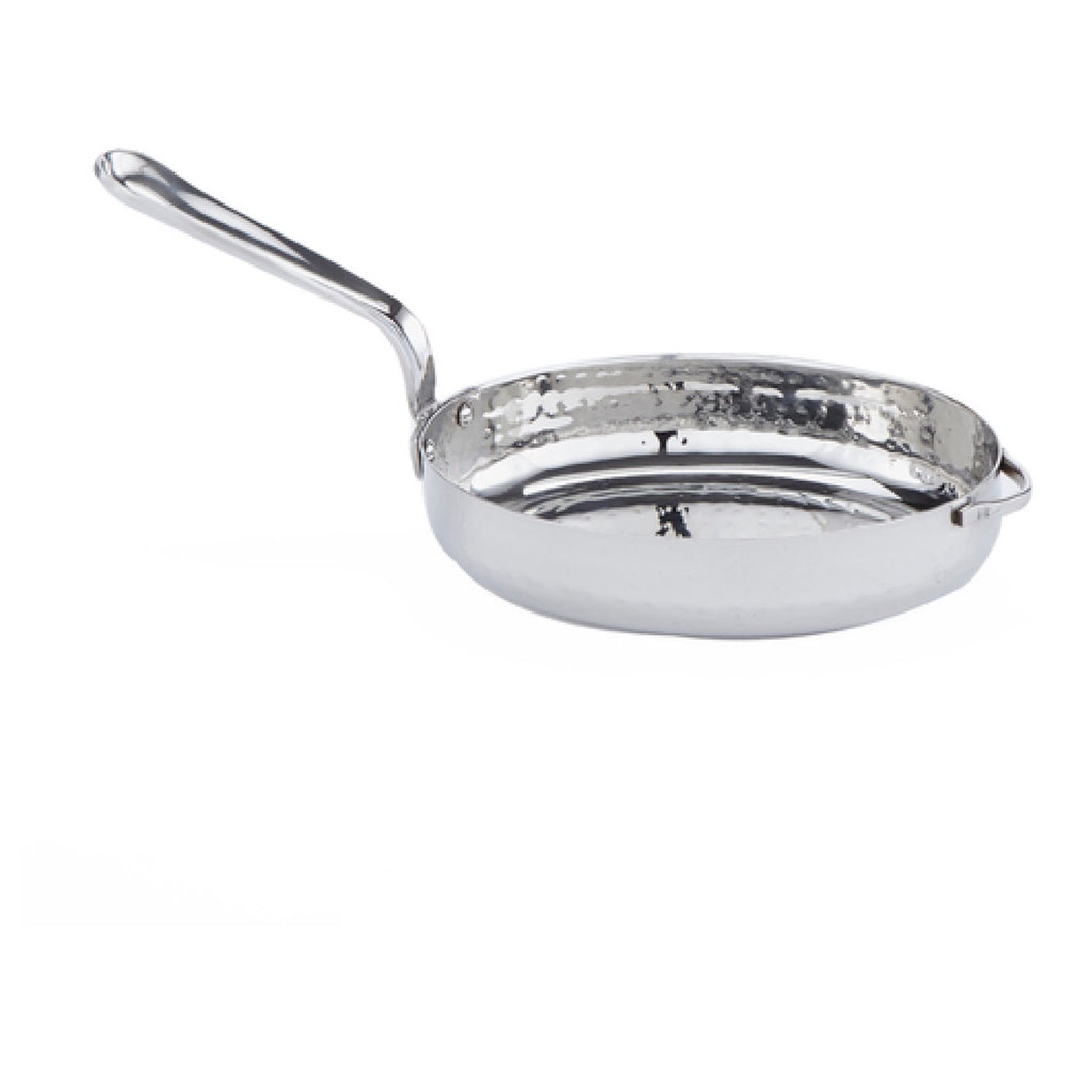 American Metalcraft MPS14 14 Oz Mini Skillet Oval with Stainless Steel Hammered Finish