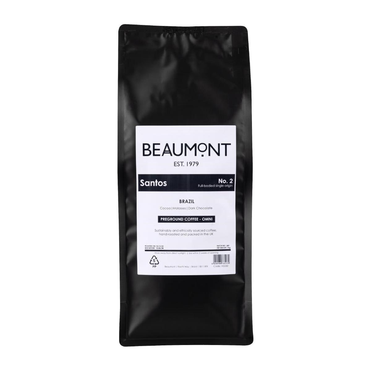 Beaumont No.2 Santos Coffee Omni Grind 1kg – HS530