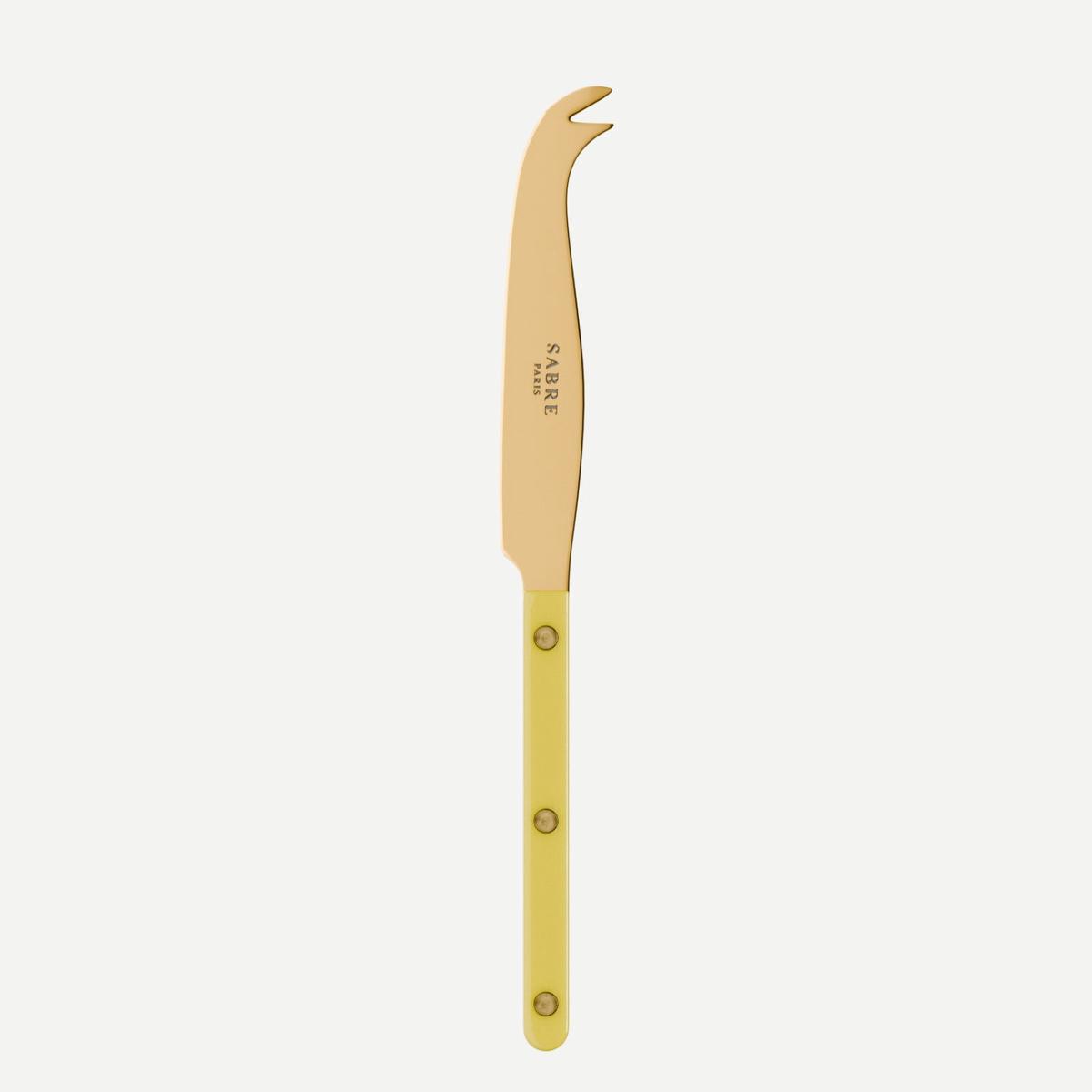 Bistrot Gold color Solid, Yellow – Cheese knife large