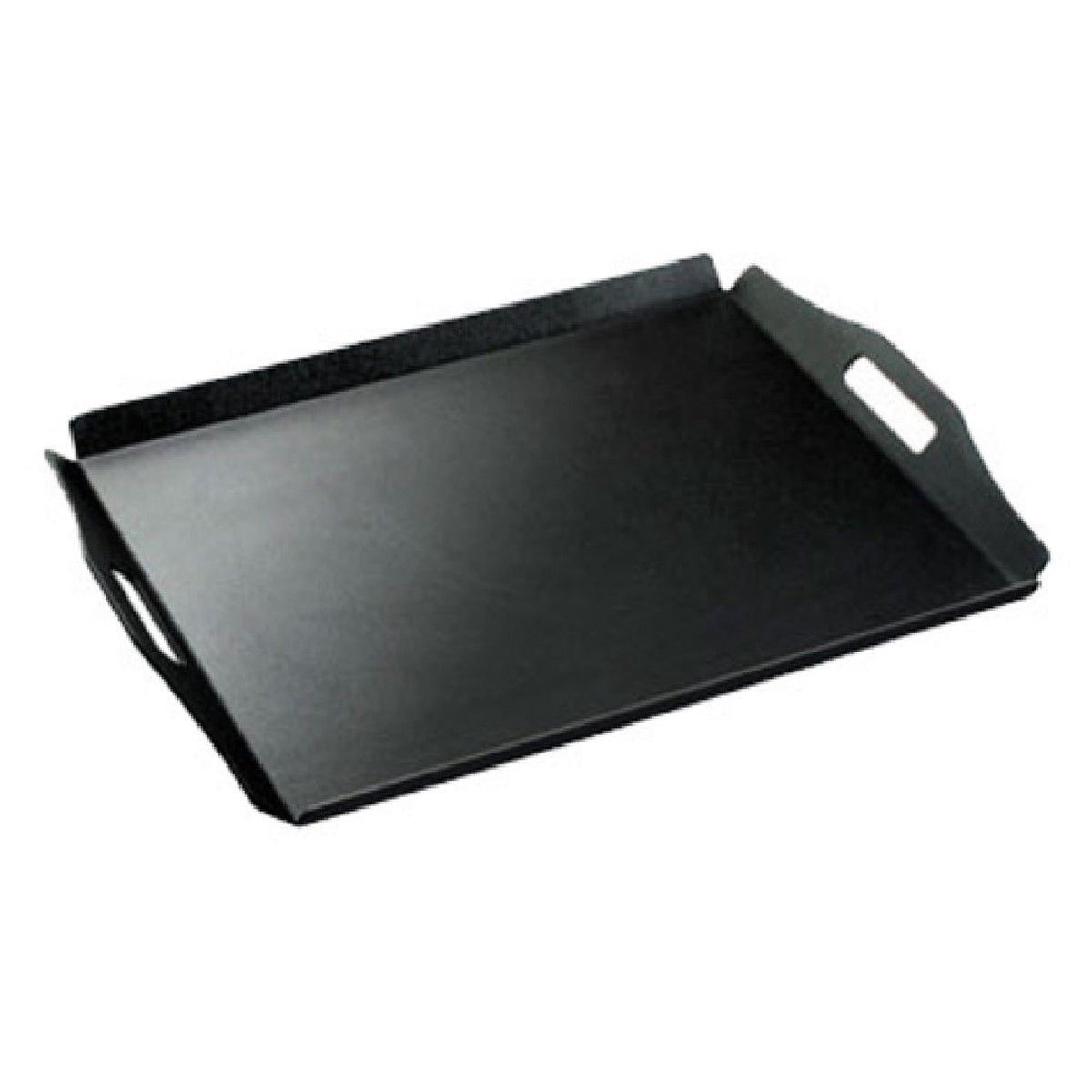 Cal Mil 930-3-13 26 Inch Room Service Tray Black with Integrated Handles