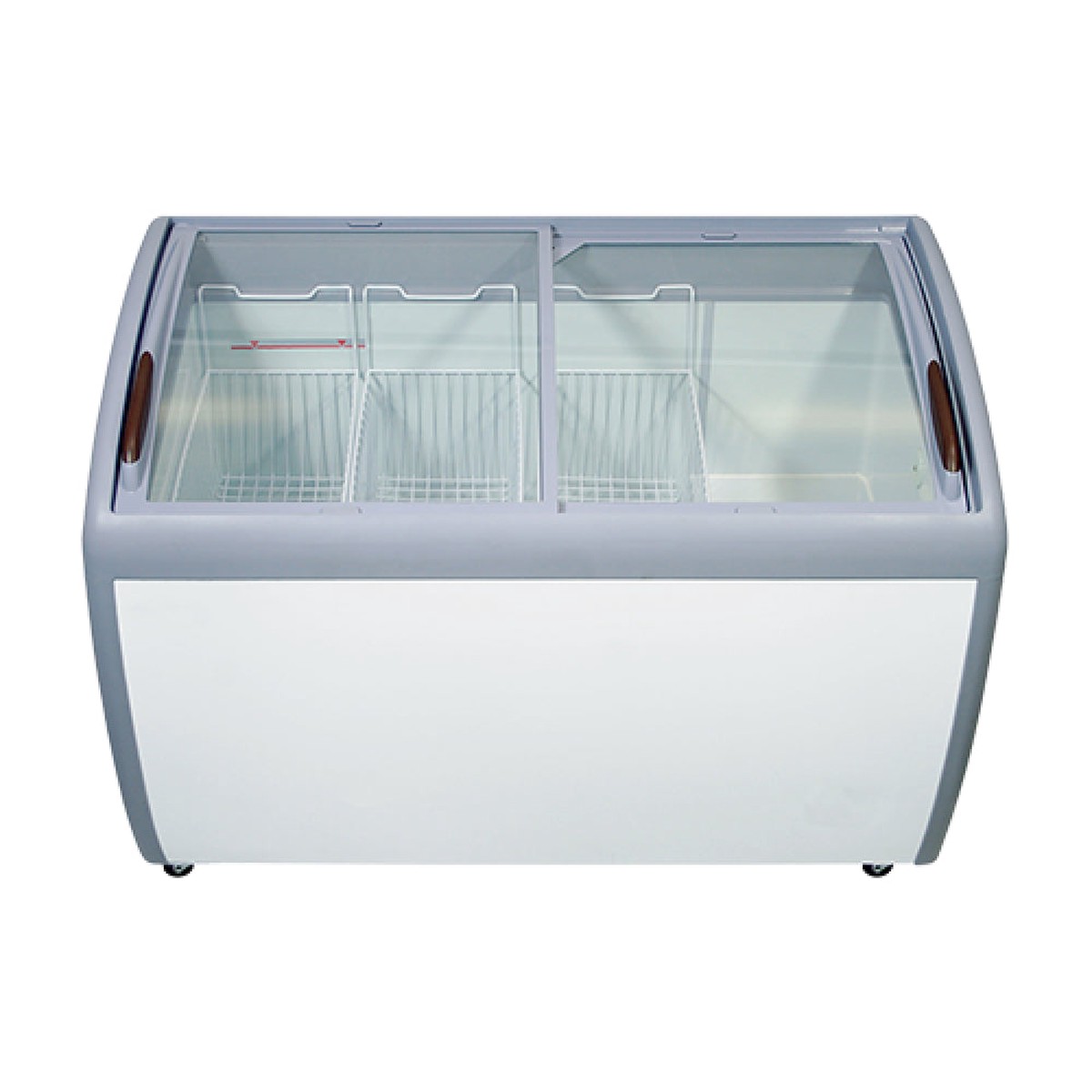 EFI FCCG-50 50″ Chest Freezer with Curved Glass Top – 12.7 Cu. Ft.