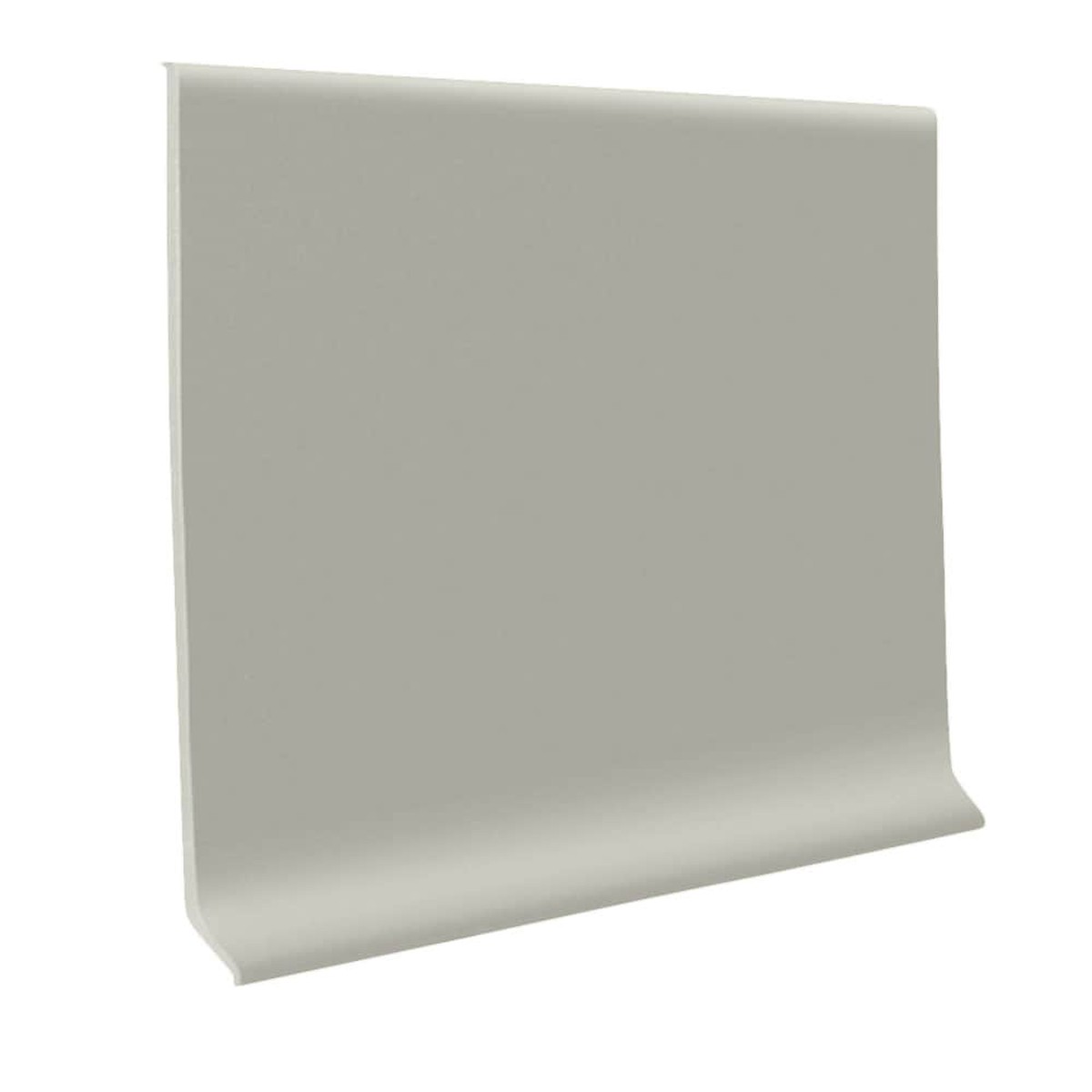 Flexco 2.5-in x 4-ft Light Gray Vinyl Wall Base, 0.08-in Thick