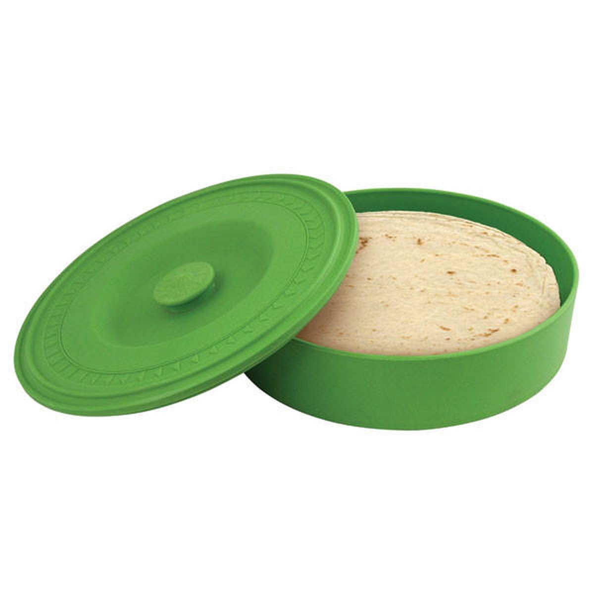 Green Tortilla Warmer, 8.75-in