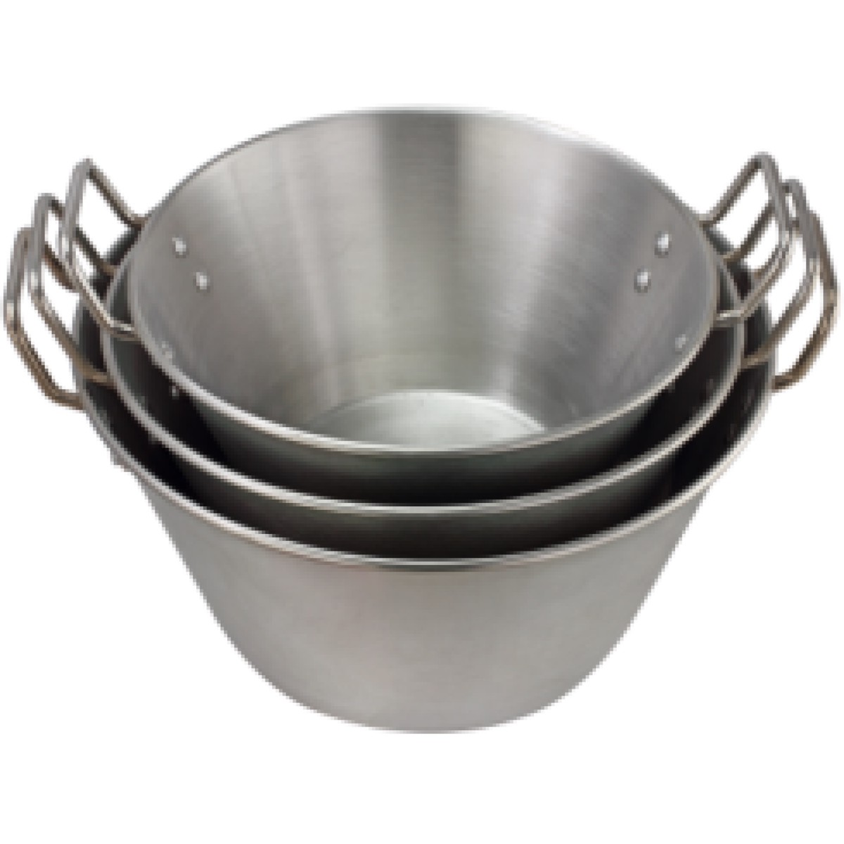 Heavy Duty Double Handed Kitchen Mixing Bowl 25L Stainless Steel | KB4524