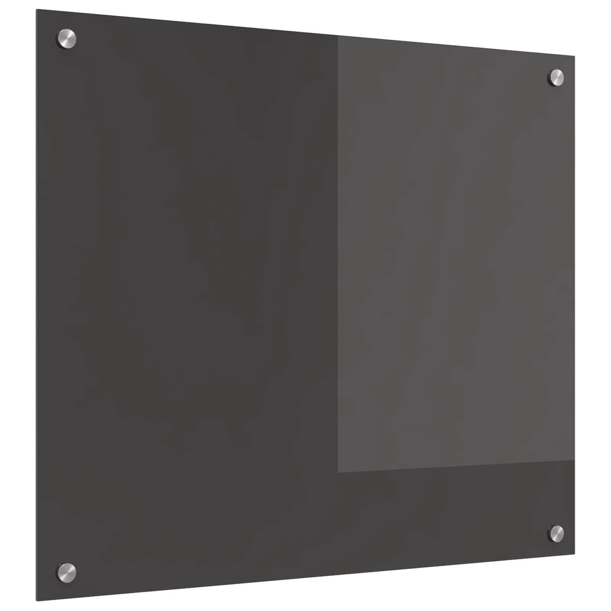 Kitchen Backsplash Dark Grey 70 x 60 cm Tempered Glass