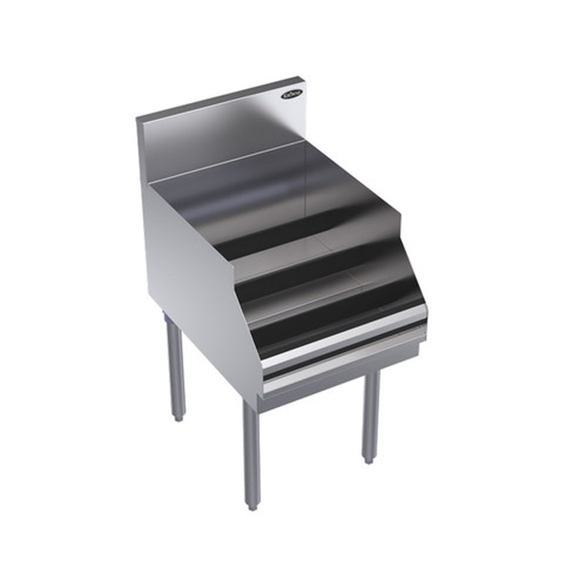 KR24-18RD | 18′ | Underbar Bottle Storage Display Unit