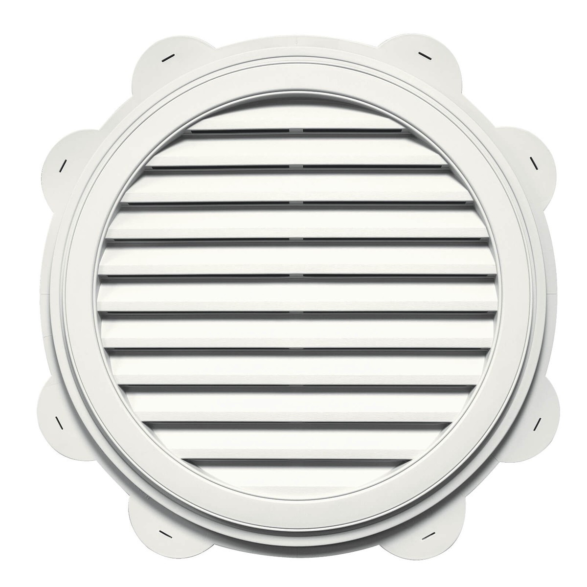 Mid-America Round Gable Vent 020 Heritage Cream 22″