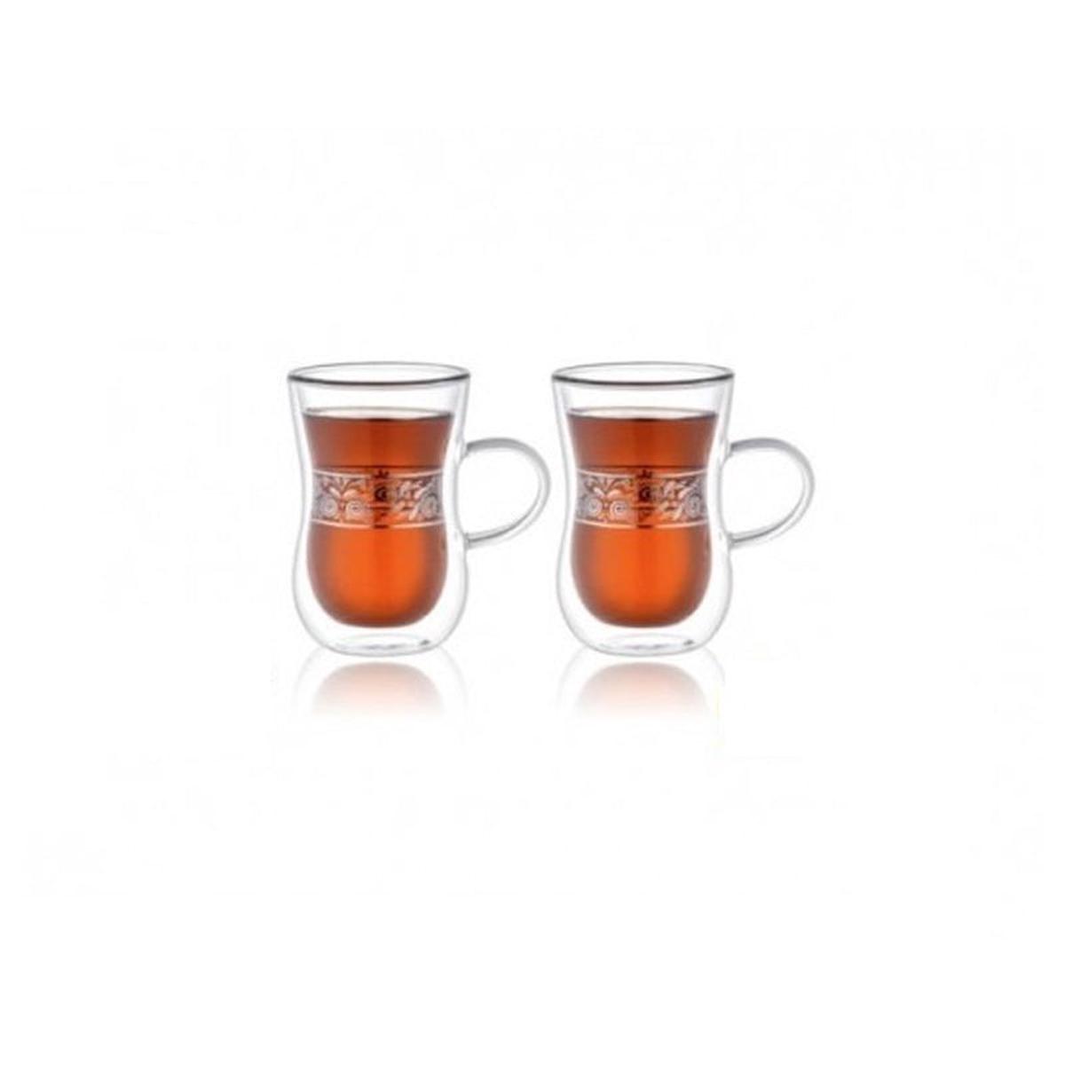 Mooloom 2Pcs Bsg Tea Cup Set 100Ml-Clear