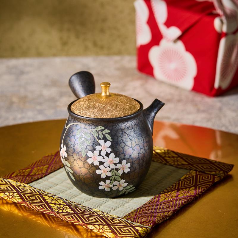 Shoryu Tokoname Ware Sakura Teapot