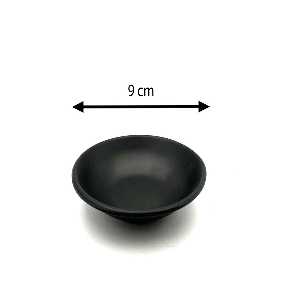 Small Sauce Bowl 9 cm Mat Black Melamine