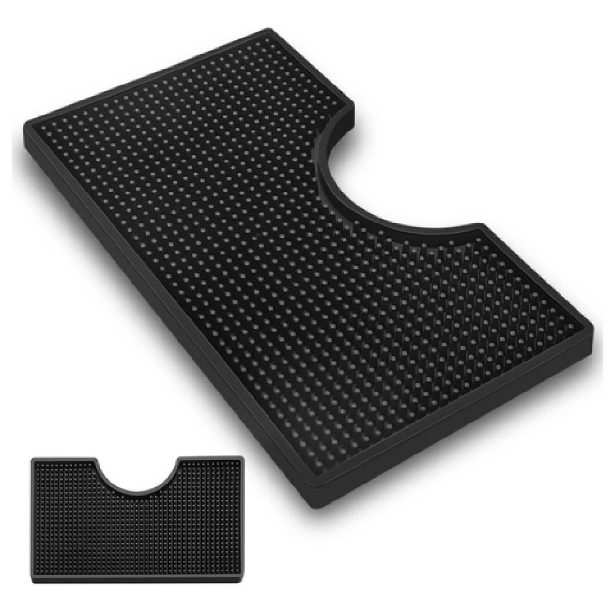 Spill-Stop 165-02 Draft Beer Drip Tray Mat 12″ X 7″ 4-1/2″ Dia. Cutout To Fit Beer Draft Faucet
