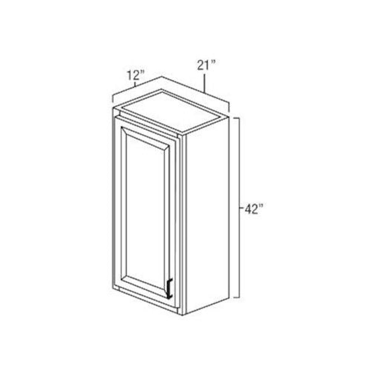 Toffee Shaker 21″ x 42″ Wall Cabinet