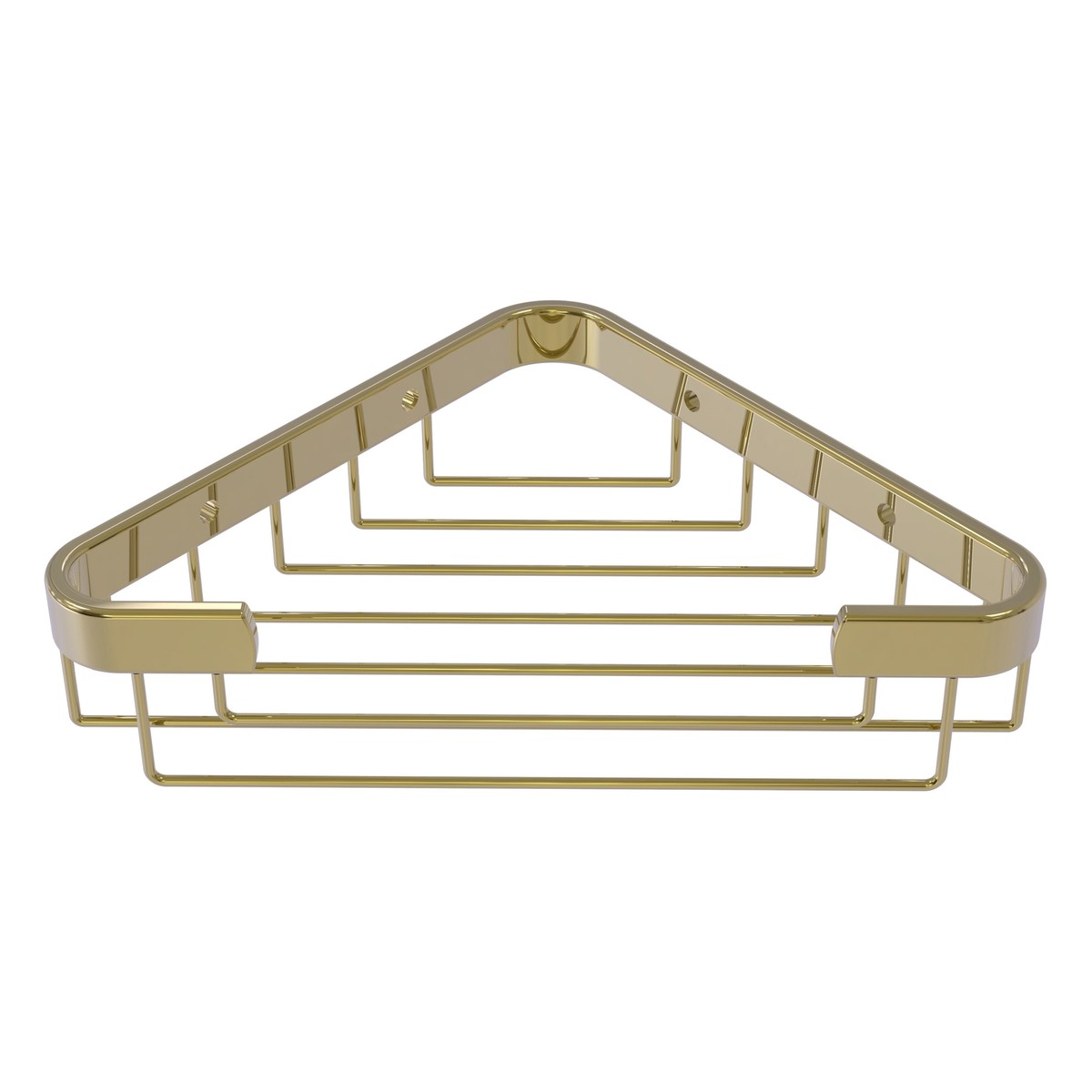 Allied Brass Corner Toiletry Shower Basket in Antique Brass