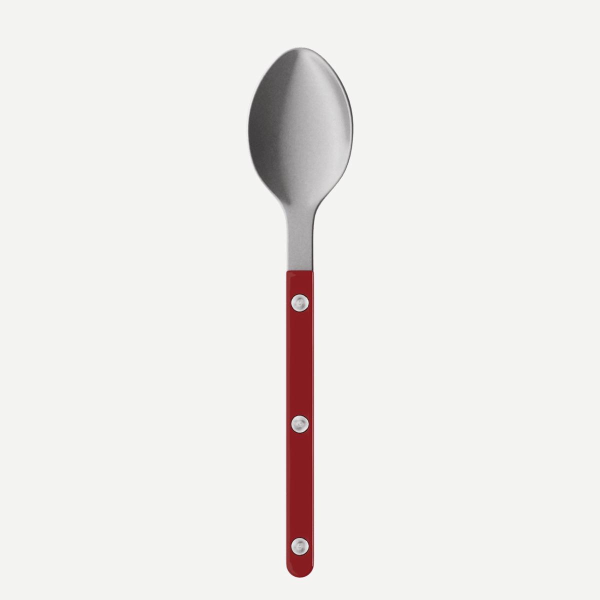 Bistrot Vintage Solid, Burgundy – Dessert spoon