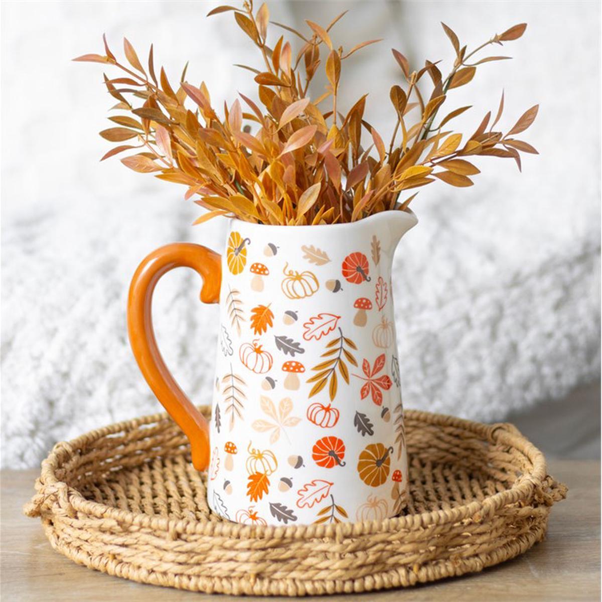 Blush & Bale Autumn Flower Vase – H18cm x W17.7cm x D12cm