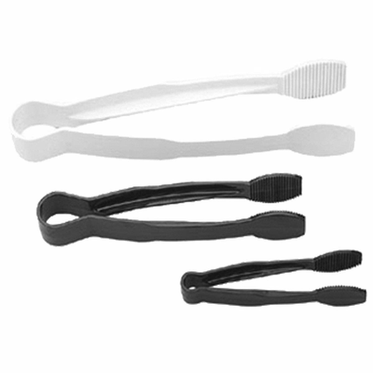 Cambro TG9135 9″ Flat Grip (Lugano Tong), Clear, NSF