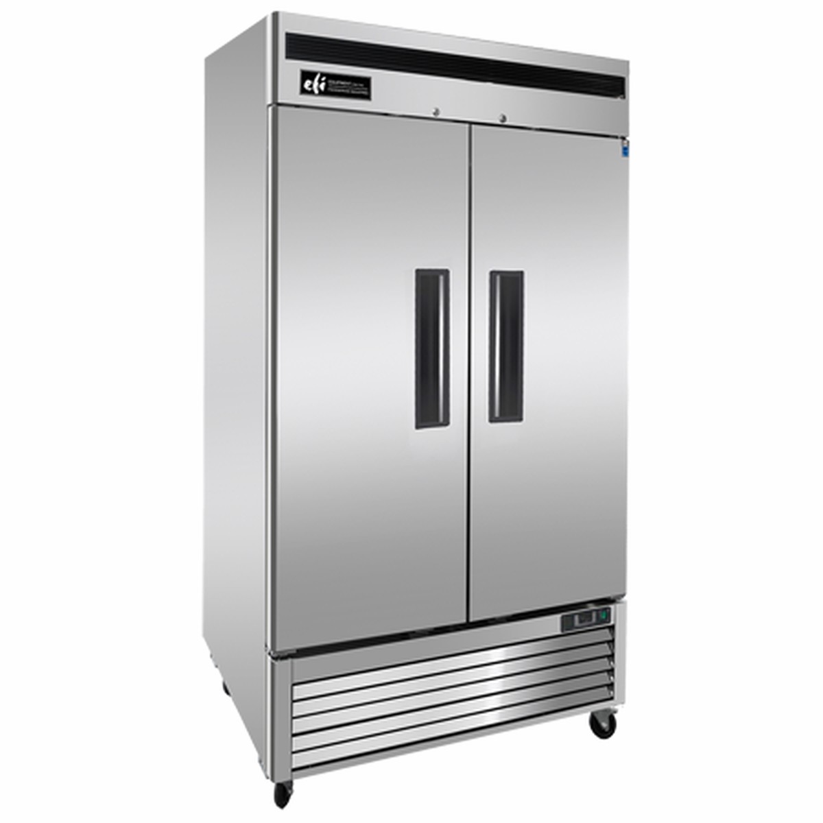 EFI F2-39VC 39″ 2-Door Stainless Steel Reach-In Freezer – 30.2 Cu. Ft.
