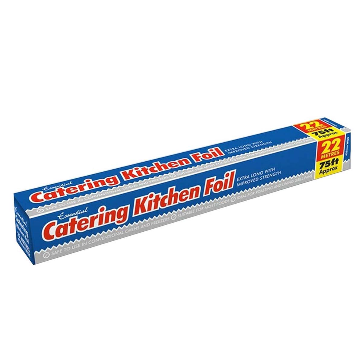 Essential Housewares Premium Catering Kitchen Foil, 450mm x 22m