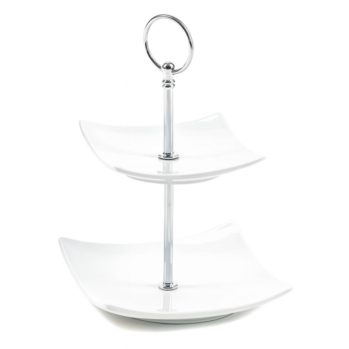ETAGERE 2LAYERS D11/D14XH25CM 24 2,50 2ASS DSG CE/IRON ALPINA CB 360G