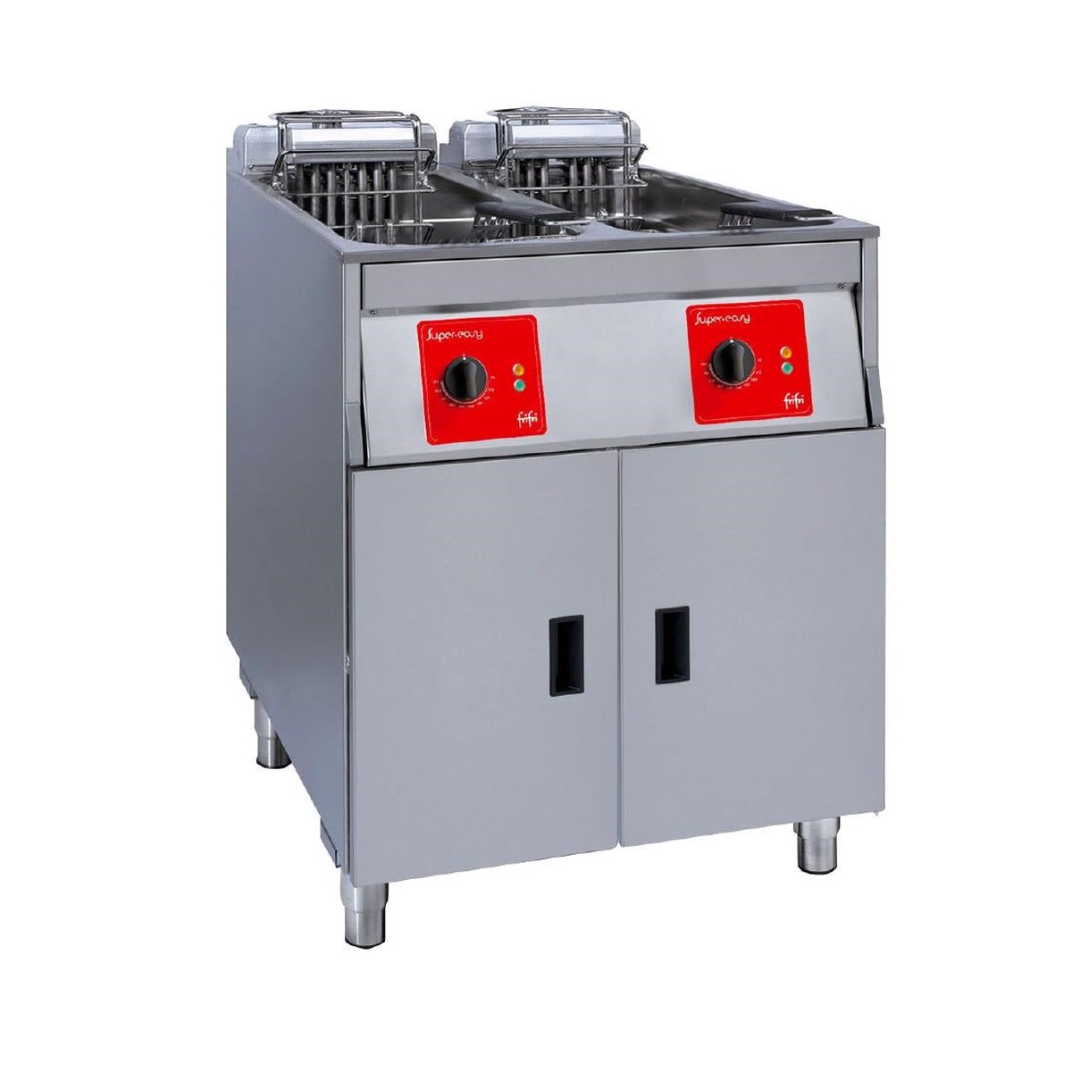 FriFri Super Easy 622 Electric Free-standing Fryer Twin Tank Twin Baskets with Filtration 2×11.4kW Three Phase SL622L31G0