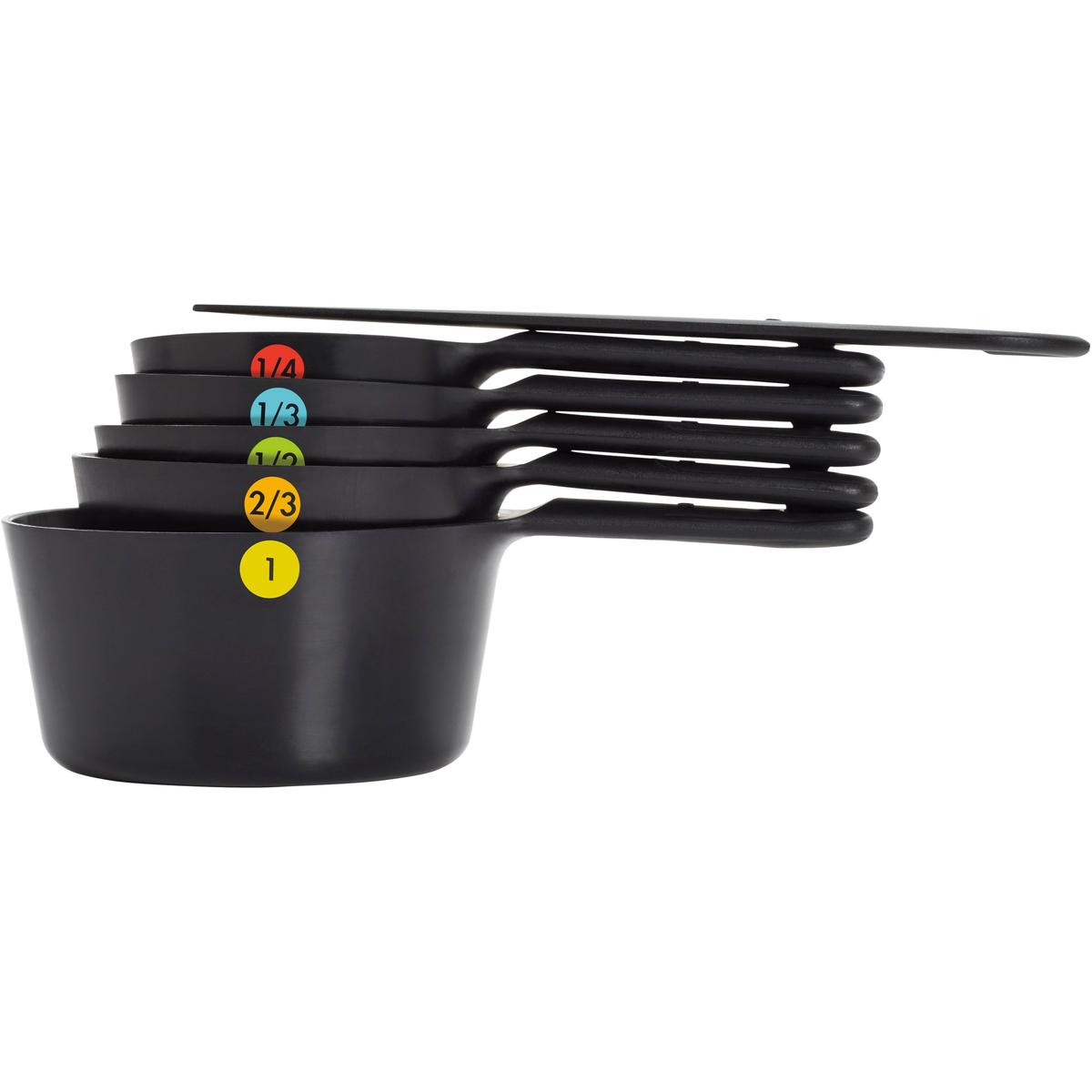 Good Grips 6-Piece Plastic Measuring Cups Black