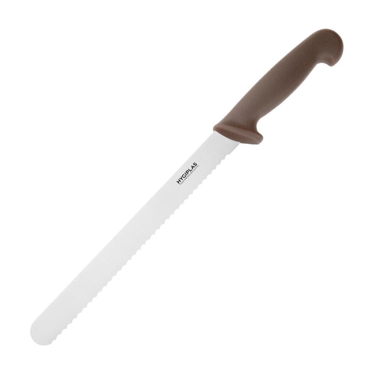Hygiplas Slicer Serrated Brown 24.8cm – FX122
