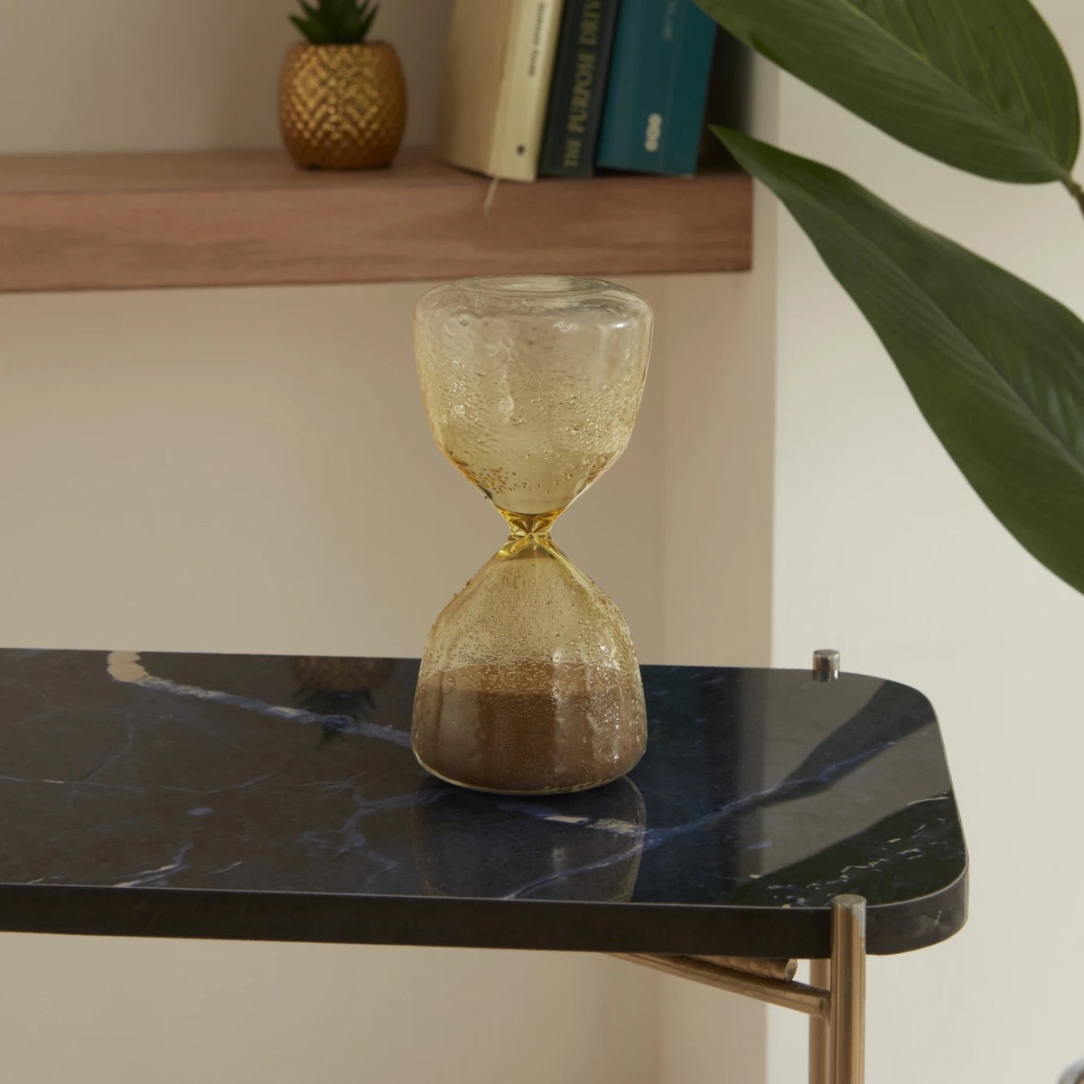 Karaca Home Trigon 10 Min. Hourglass, 7.3×15.5cm, Gold