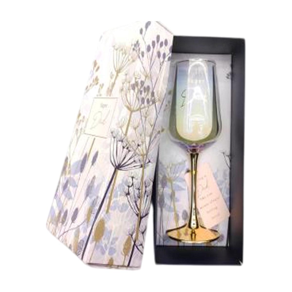 Loving Dad Themed Celebration Glass 450Ml – Gold